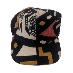 Vintage‎ 80s 90s Bohemian Tribal Aztec Strapback Dad Hat Adjustable
